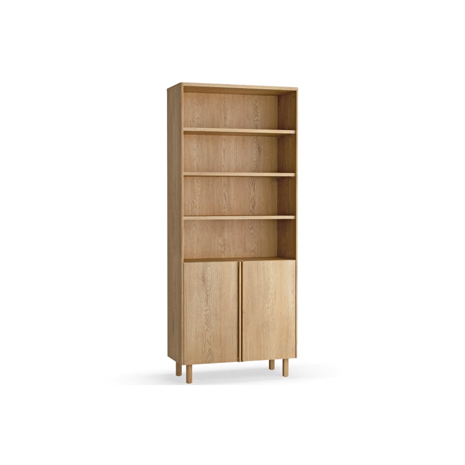 Wide bookcase Well
