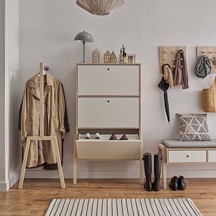 Storage unit for shoes Spot Young arrangement