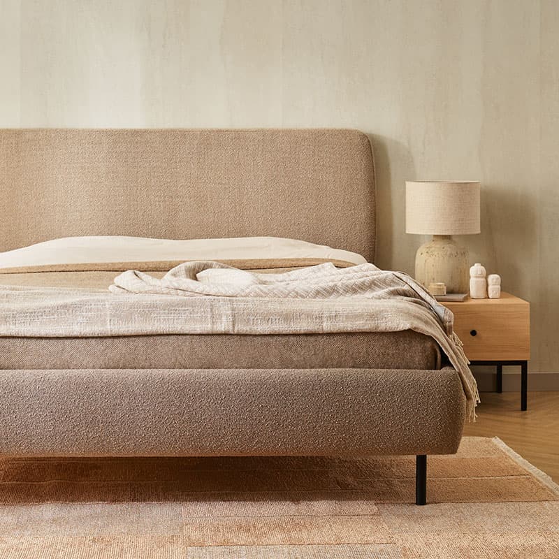 Upholstered bed 180x200 Calme arrangement