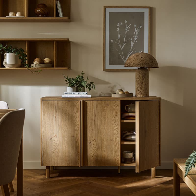 3-door chest of drawers Well arrangement