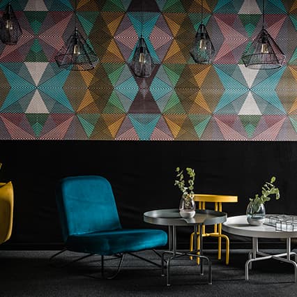 Kerradeco Geometric Cafe arrangement