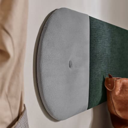 Upholstered panel Oval 3 Soform arrangement