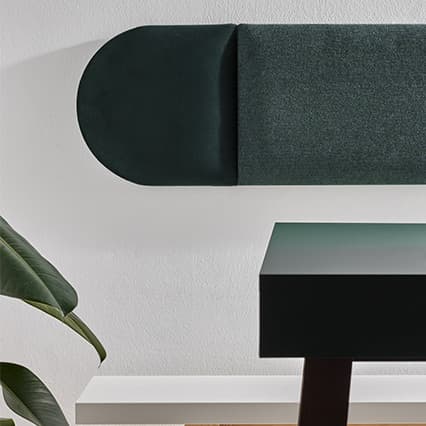 Upholstered panel Oval 2 Soform arrangement