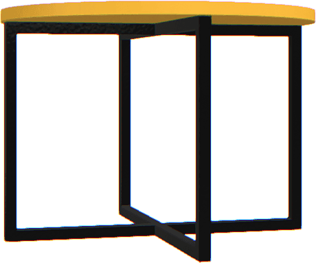 Low round coffee table Creative