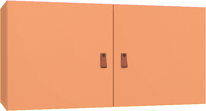 Double bookcase overhang Creative