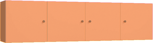 Quadruple bookcase extension Creative