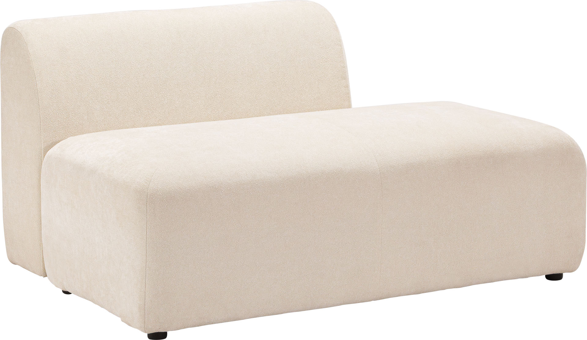 Double module with partial support Nui