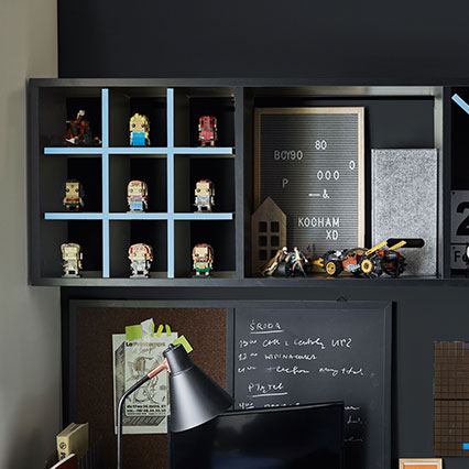 Filler Grille pink blue Young Users arrangement