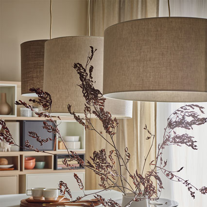 Hitte pendant lamp arrangement