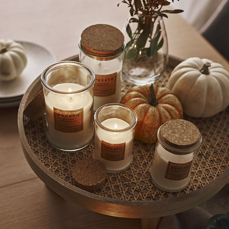 Presto large scented candle arrangement