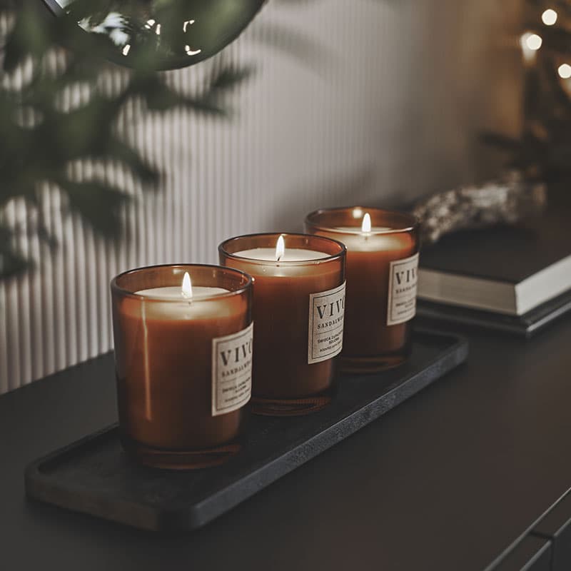 Vivo scented candle arrangement