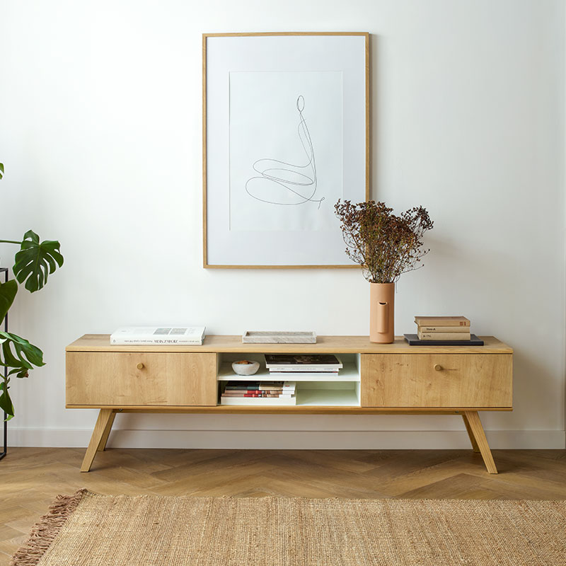 TV unit Nature arrangement
