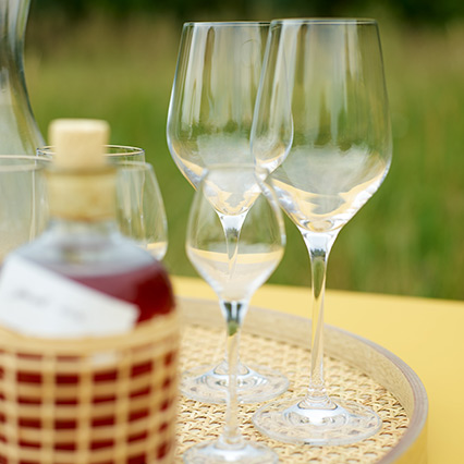 Glass for liquer, set of 6 pcs. Splendor arrangement