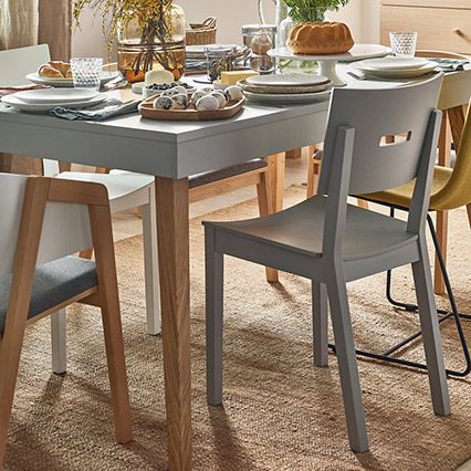 Chair Simple grey arrangement