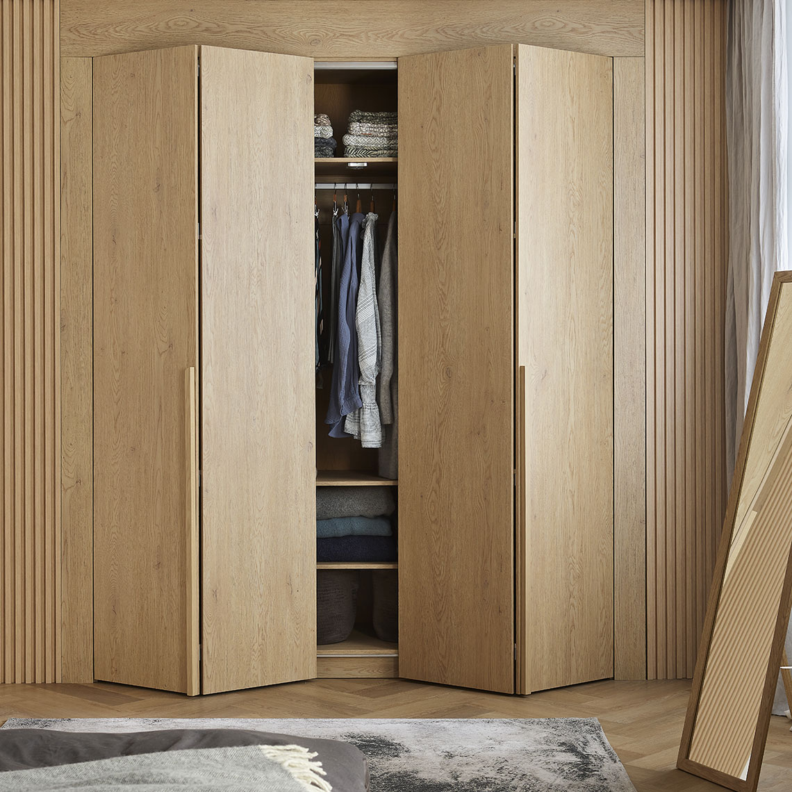 Szafa na całą ścianę - inspiracje