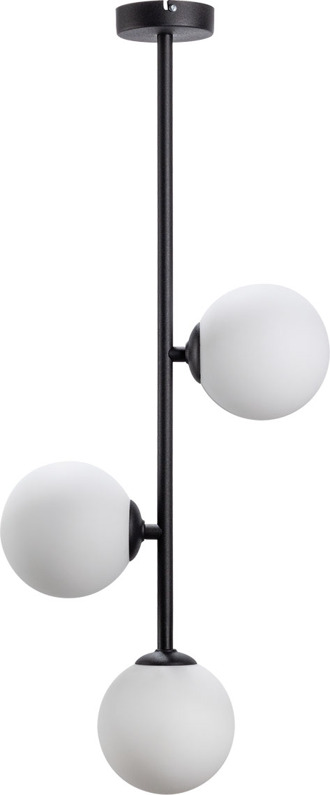Libra 3 ceiling lamp milk shade