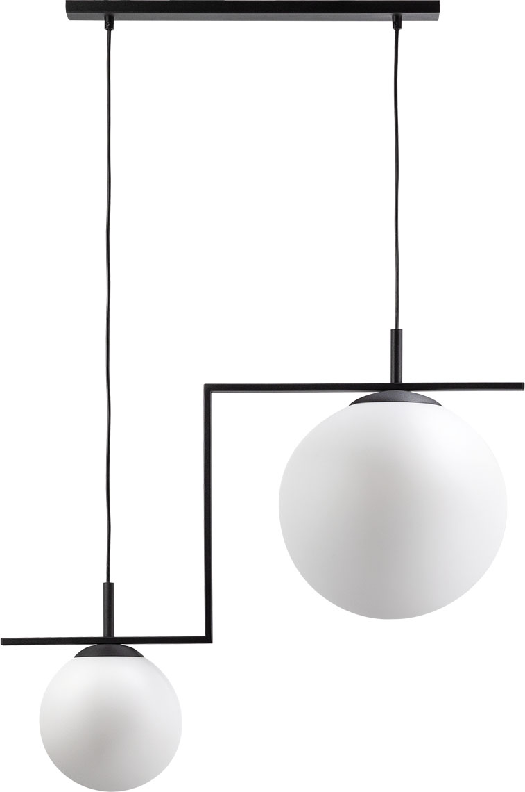 Zac 2 pendant lamp milk shade