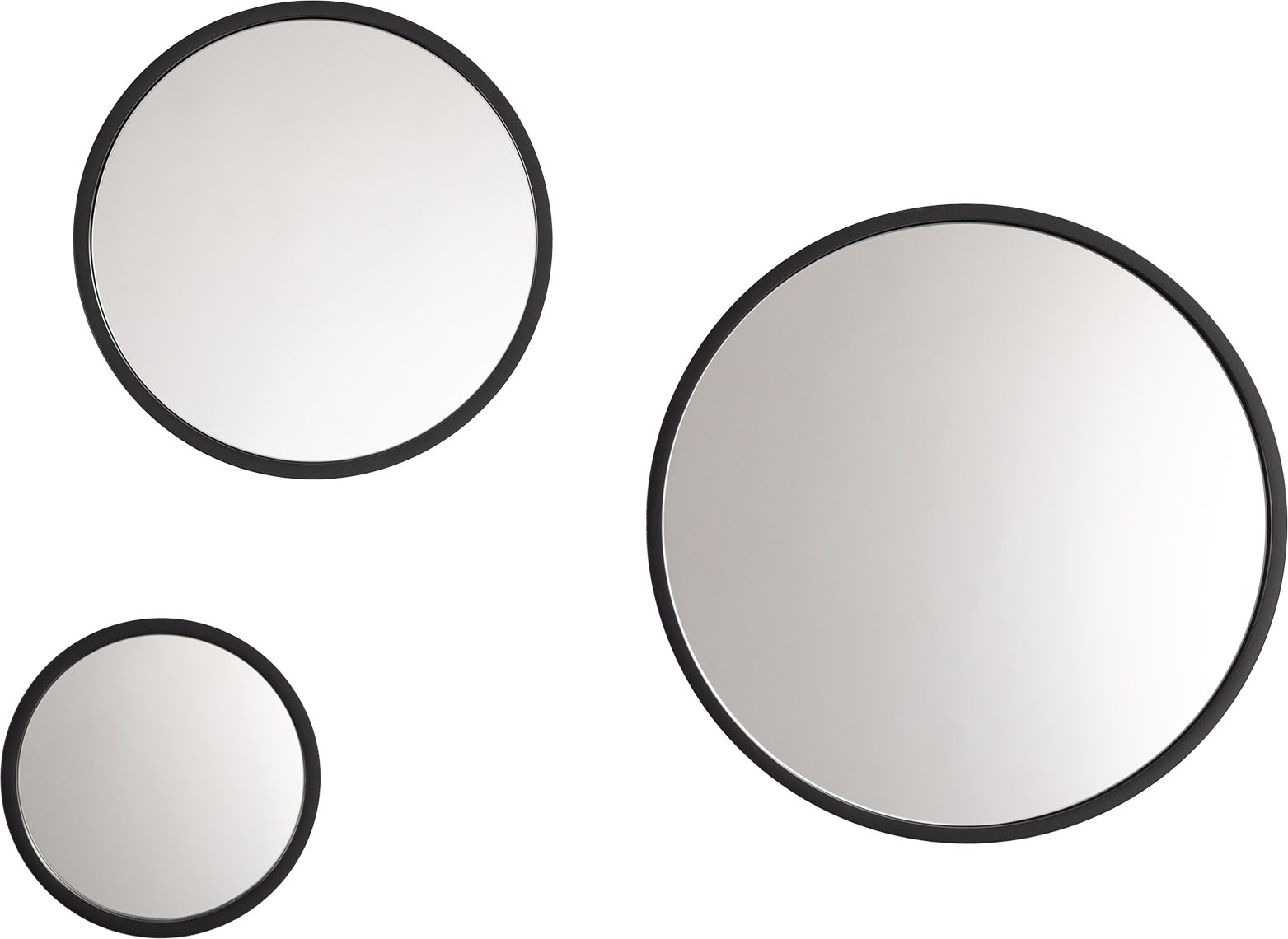 Lustro okrągłe Tiko kpl. 3 szt.