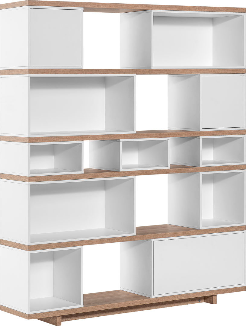 Wide bright bookcase Balance