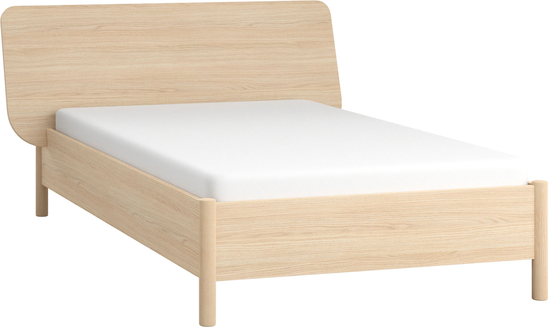 Łóżko 1-osobowe z wezgłowiem szerokim 120x200 OMM