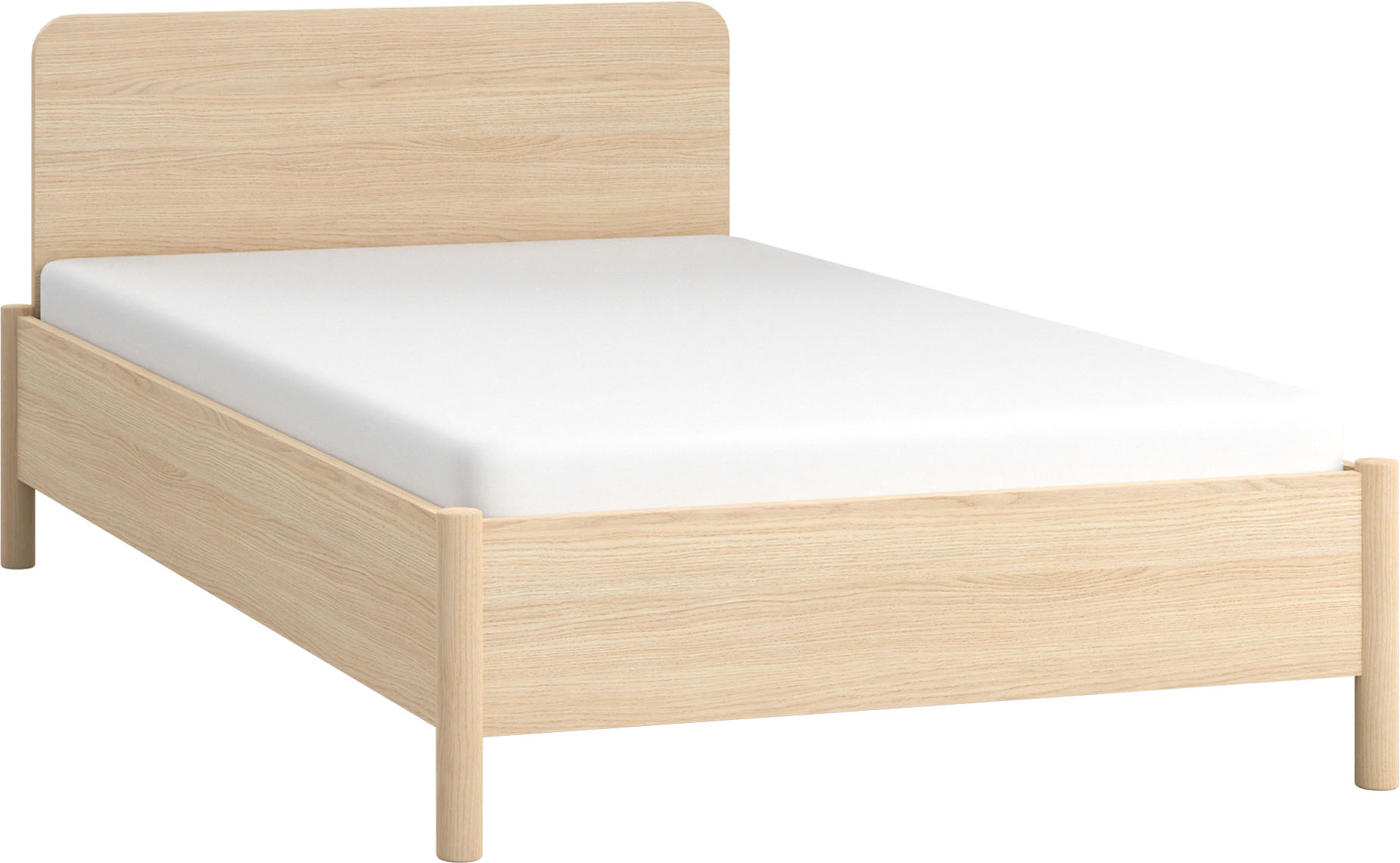 Łóżko 1-osobowe z wezgłowiem prostym 120x200 OMM