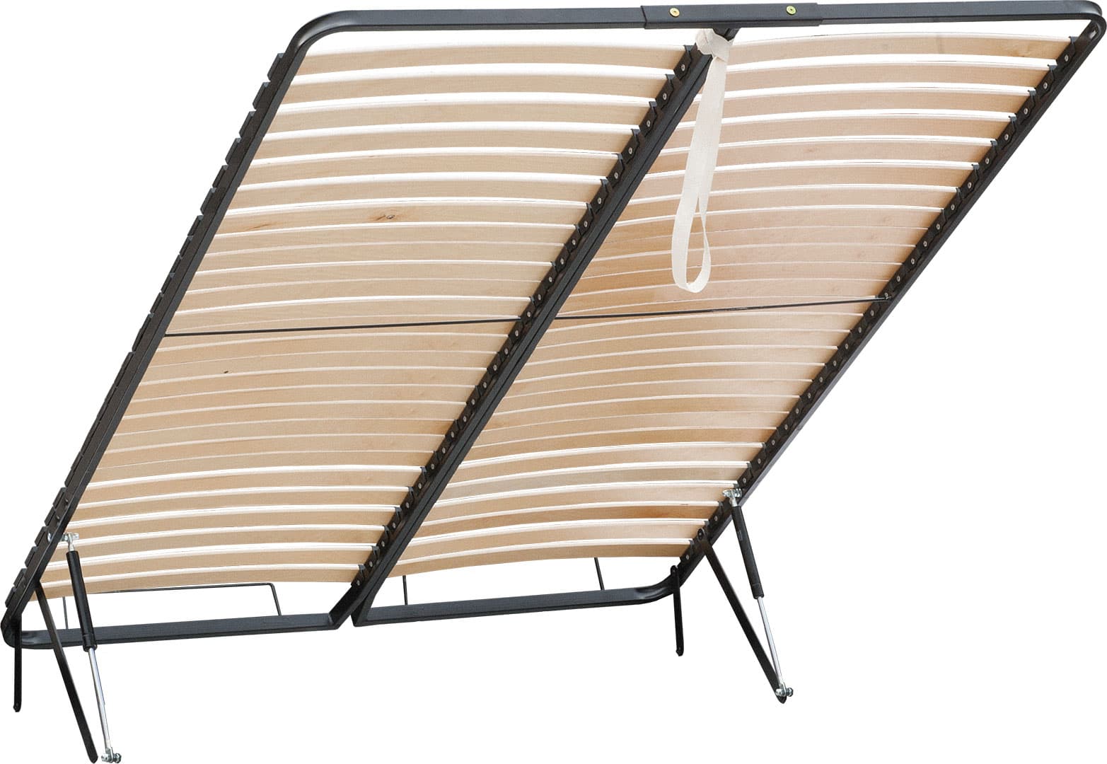 Stelaż uchylny z większą ilością listew 3D