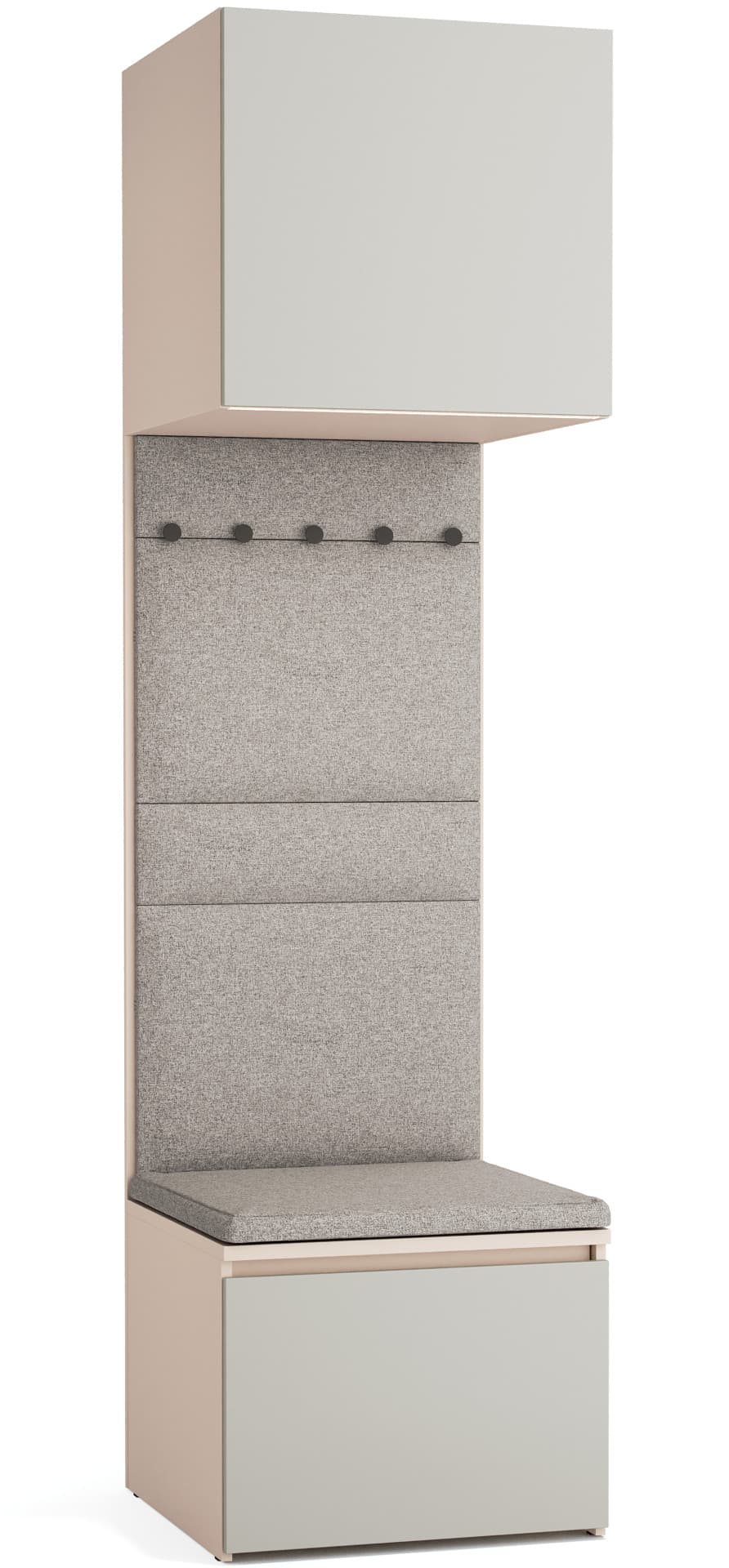 Zestaw mebli do przedpokoju z szafką na buty i siedziskiem 225 Stor