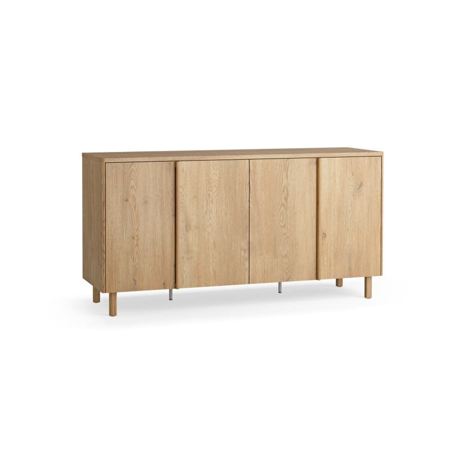 Bufet z szufladami z oświetleniem Well