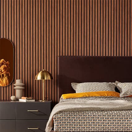 Lamele ścienne Linerio M-Line 12,2cm x 265cm x 1,2cm aranżacja