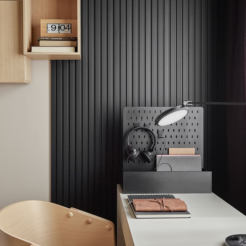 Lamele ścienne Linerio M-Line 12,2cm x 265cm x 1,2cm aranżacja