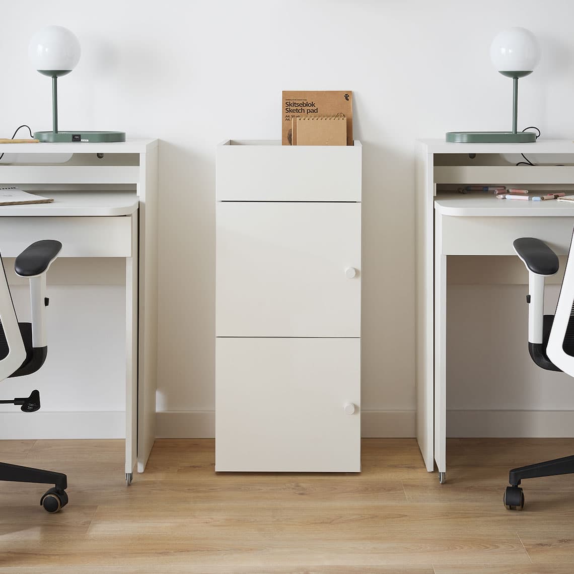 Kontenerek do biurka rozsuwanego Reli aranżacja