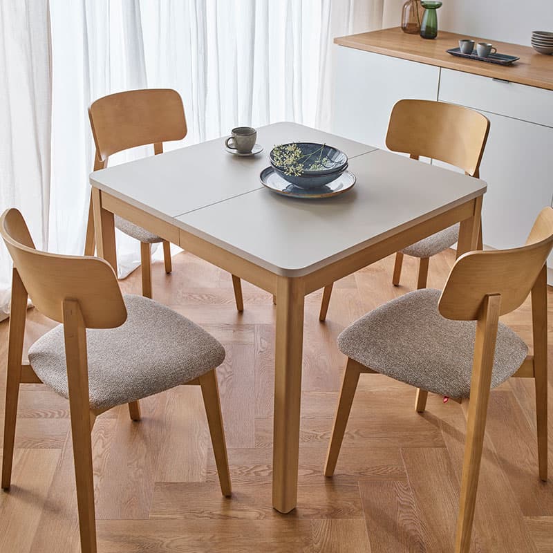 Stół rozkładany kwadratowy Konso aranżacja