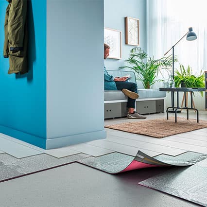 Podkład pod panele MAX-POD Alu Professional aranżacja