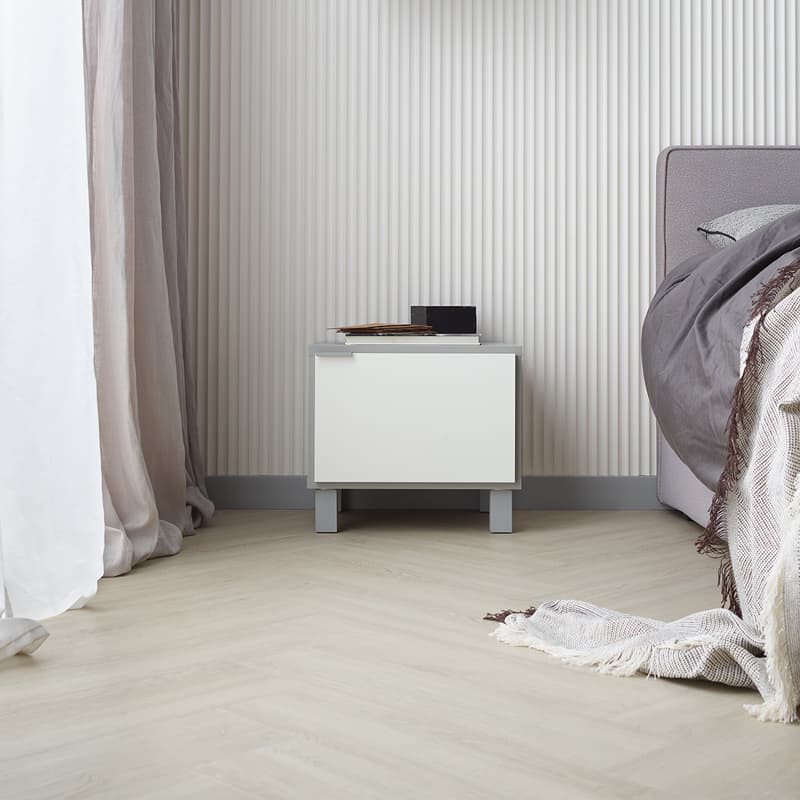 Panele winylowe VOX Rega Oak Denver ze zintegrowanym podkładem aranżacja