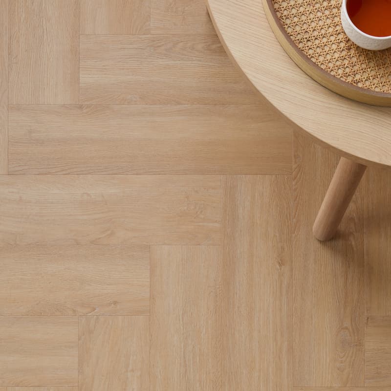 Panele winylowe Rega Oak Kansas ze zintegrowanym podkładem aranżacja