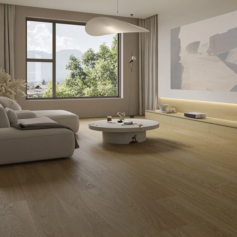 Podłoga winylowa BARLINEK Next Step Large Dąb Złoty aranżacja