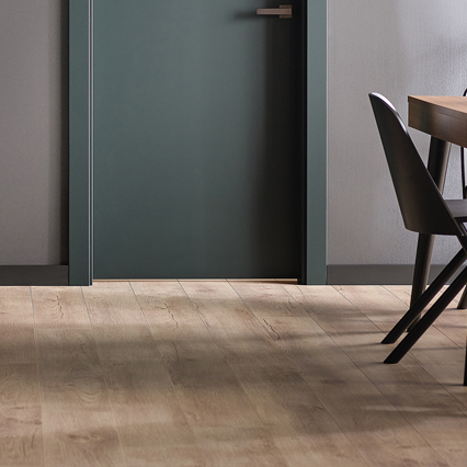 Panele podłogowe wodoszczelne VOX Querra Magna Dąb Sargas aranżacja