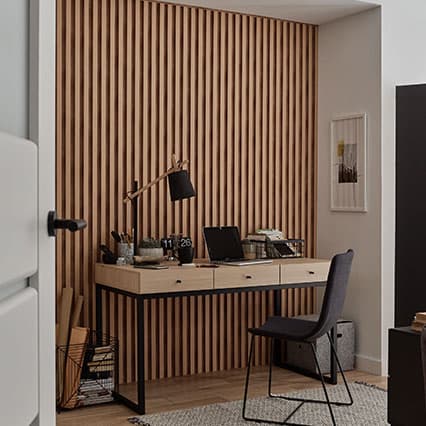 Lamele ścienne Linerio L-Line 12,2cm x 265cm x 2,1cm aranżacja