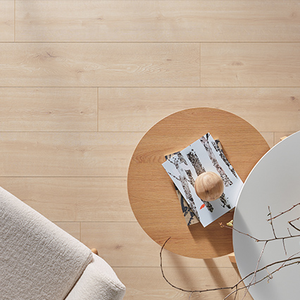 Panele podłogowe wodoszczelne VOX Magna Plus Dąb Siber aranżacja