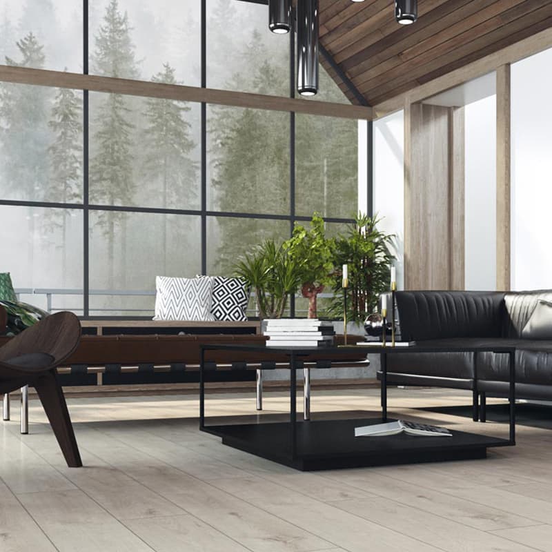 Panele podłogowe SWISS KRONO Aurum Fiori Aqua Zero Dąb Orchidea D4586 aranżacja