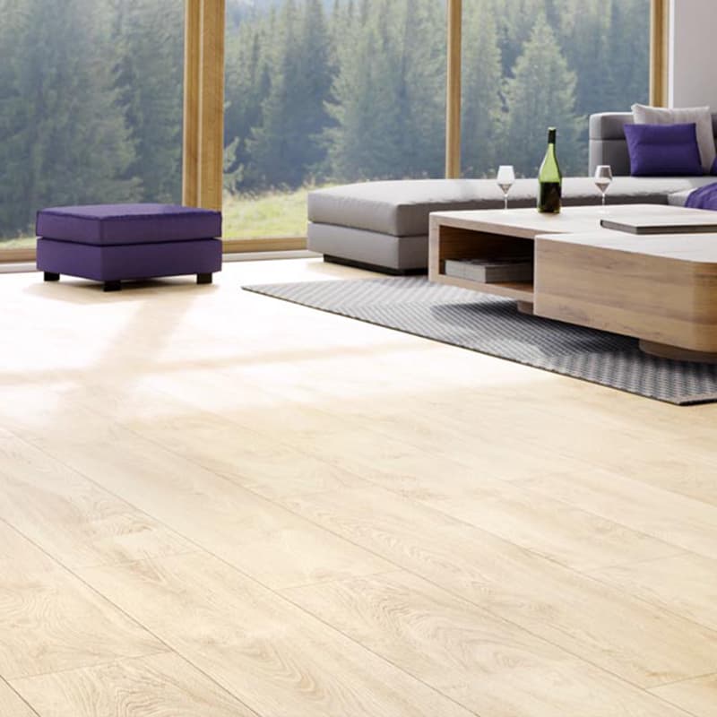 Panele podłogowe SWISS KRONO Platinium Holiday Aqua Block Dąb Dominikana D40104 aranżacja