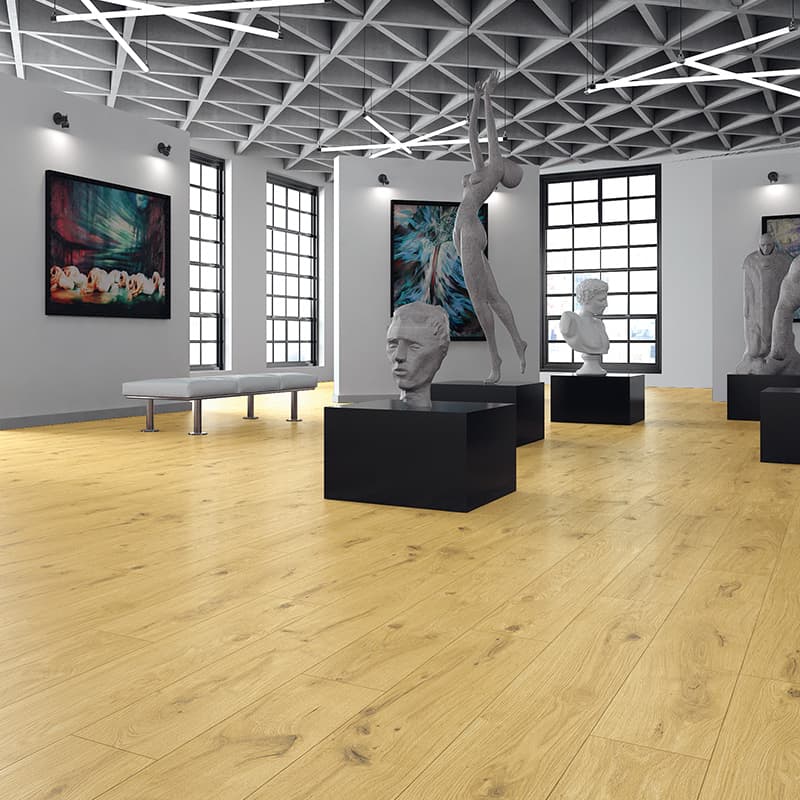 Panele podłogowe SWISS KRONO Platinium Exclusive Dąb Oviedo D50524 aranżacja