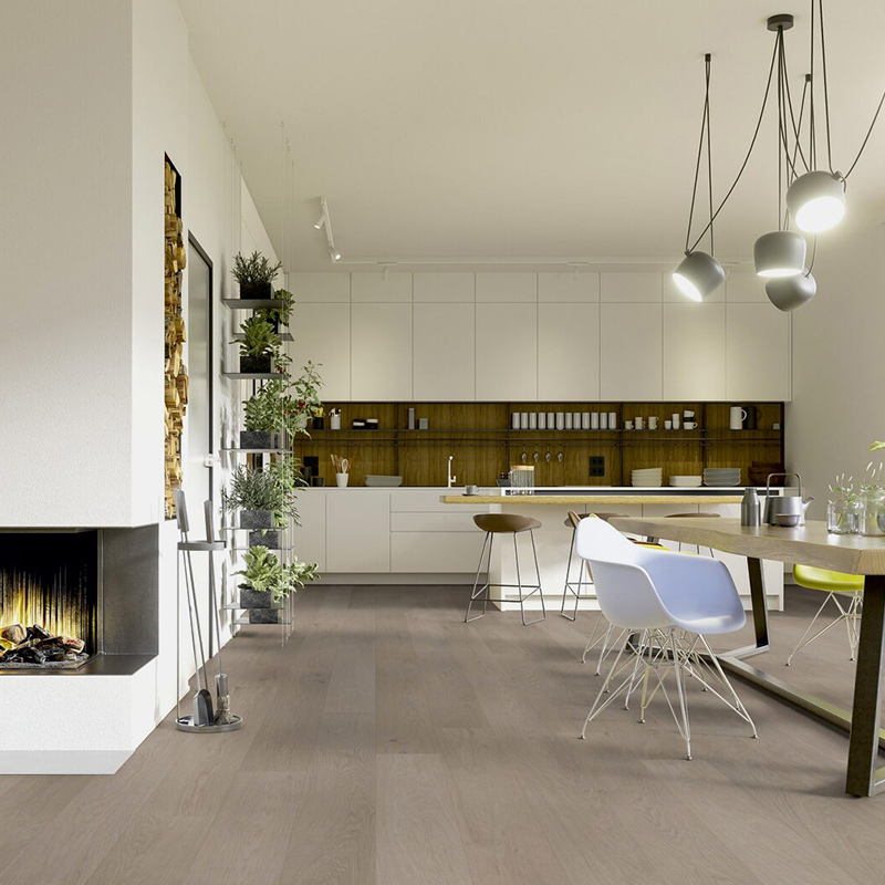 Podłoga hybrydowa Ter Hürne Hywood Classic Dąb Ordesa Z17a aranżacja