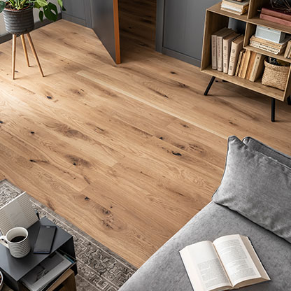 Deska podłogowa VOX olejowana SKANDINAVIEN 1-lamelowa Dąb Vado aranżacja