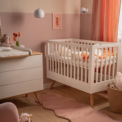 Łóżeczko 70x140 cm Mitra aranżacja