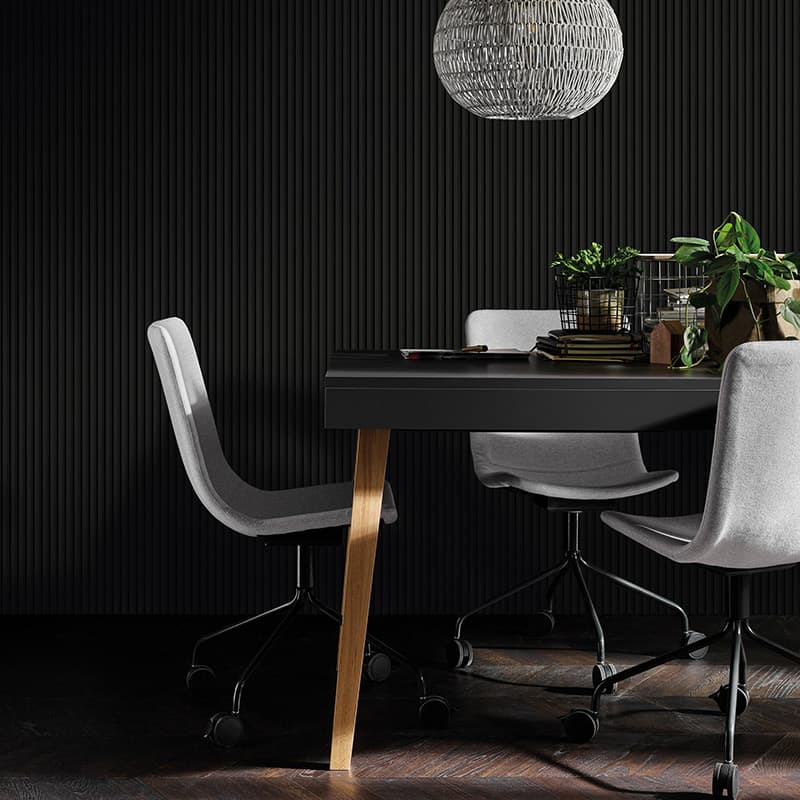 Lamele ścienne Linerio S-Line 12,2cm x 265cm x 1,2cm aranżacja