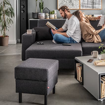 Puf mały Slide III aranżacja