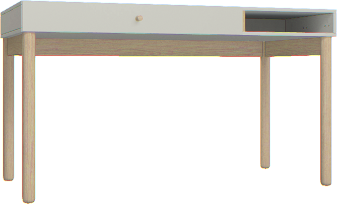 Biurko Creative szaro dębowe